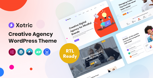 Xotric 1.4 – Creative Agency WordPress Theme + RTL