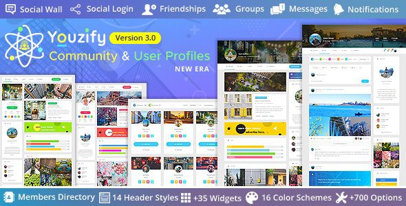 Youzify 3.6.1 – BuddyPress Community & WordPress User Profile Plugin