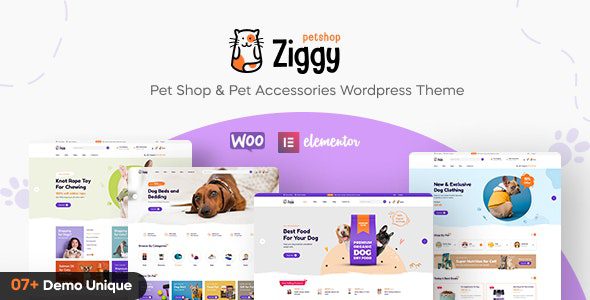 Ziggy 1.3.6 – Pet Shop WordPress Theme