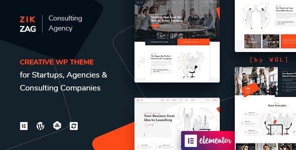 ZikZag 1.4.13 – Consulting & Agency WordPress Theme