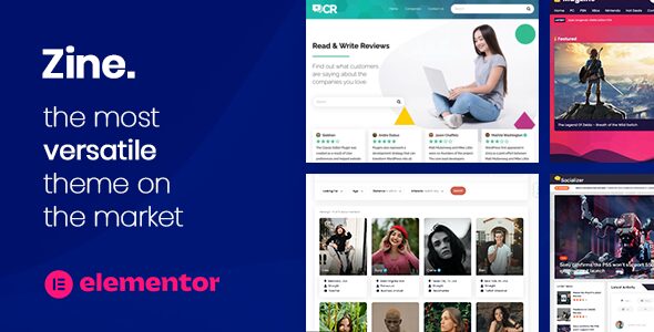 Zine 2.24.1 – Website Builder – WordPress Elementor Theme