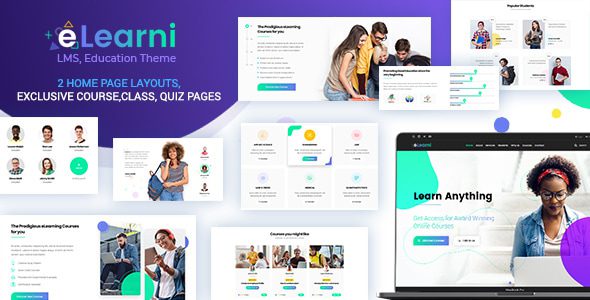 eLearni 3.3 – Online Learning & Education LMS WP Theme