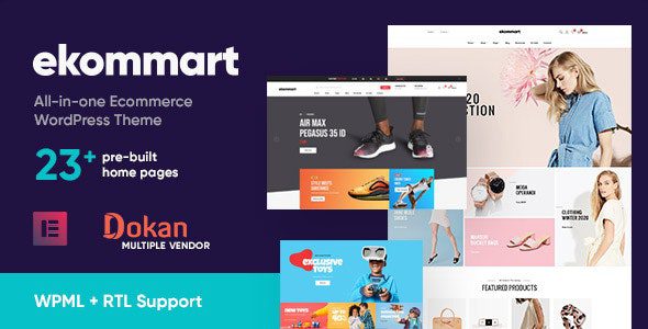 ekommart 4.1.6 – All-in-one eCommerce WordPress Theme