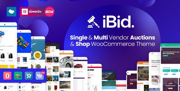 iBid 4.8 – Multi Vendor Auctions WooCommerce Theme