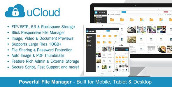 uCloud 2.1.1 – File Hosting Script – Securely Manage, Preview & Share Your Files