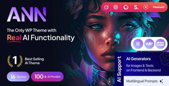 AI ANN 1.37.0 – AI Generator & AI Agency WordPress Theme