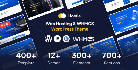 Hostie 2.3.5 – Web Hosting & WHMCS WordPress Theme